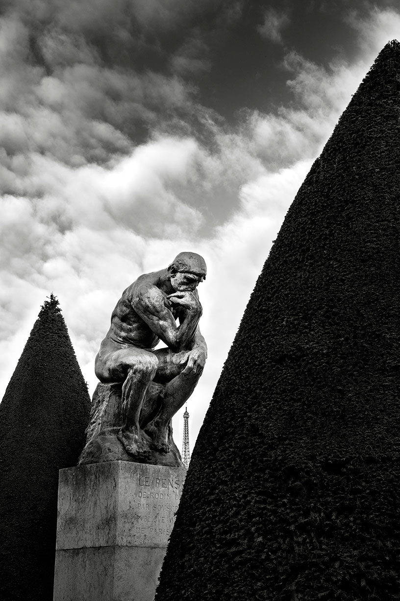Eiffel Tower through Rodin