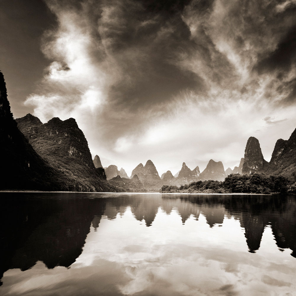 Sunset on Li River I,  Guilin, China