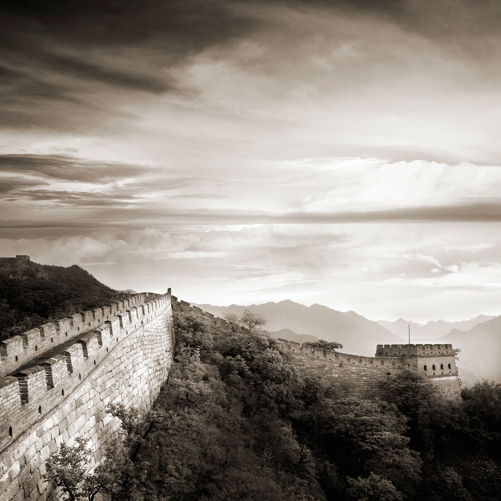 Sunrise on Great Wall at Jin Shan Ling, II  , Beijing, China