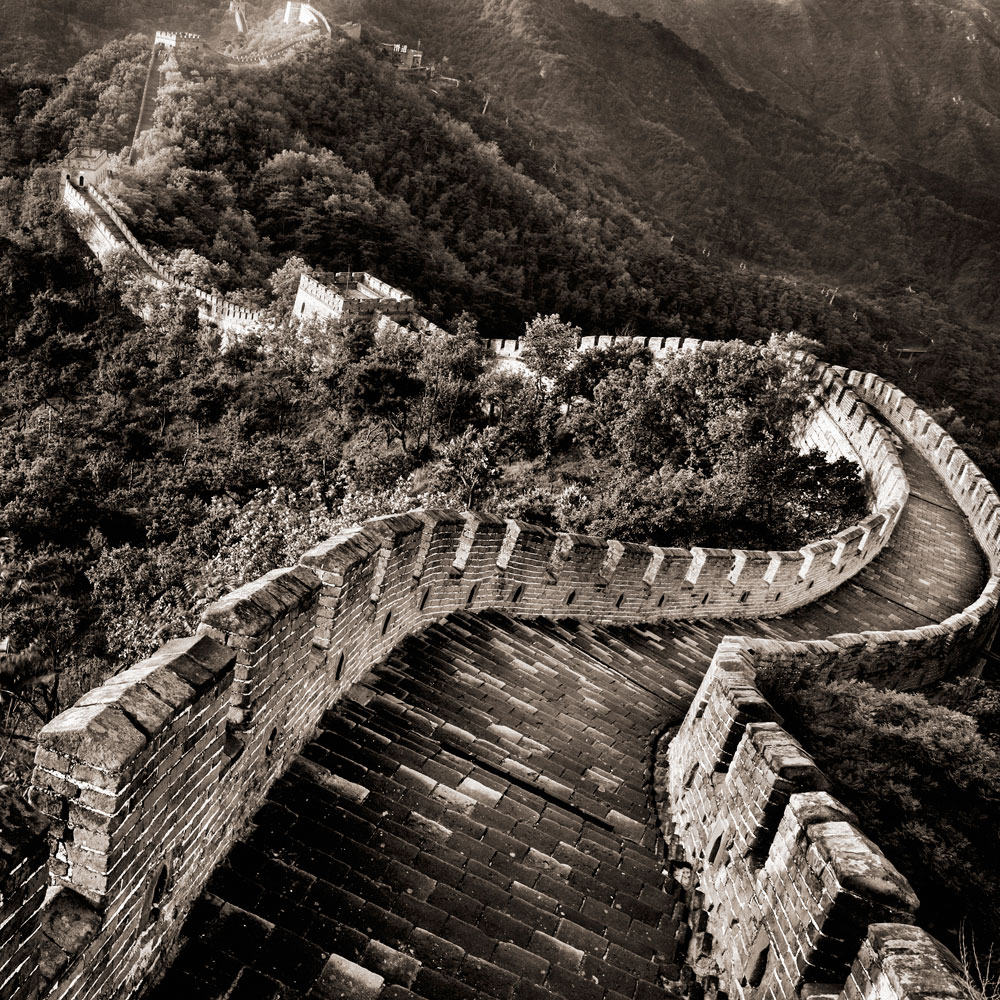 Sunrise on Great Wall at Jin Shan Ling  , Beijing, China